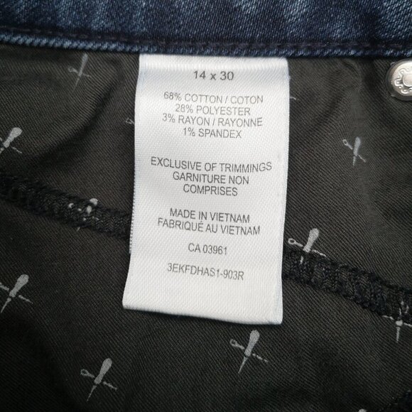 Denver Hayes Curvy Straight Ladies Size 14/30 Medium Wash Jeans - Picture 4 of 16